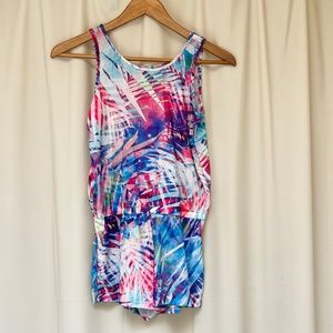 h&m girls tropical jumpsuit 12-13y